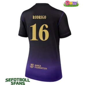 Barcelona Rodri Hernandez #16 Bortatröja Kvinnor 2026-27 Kortärmad